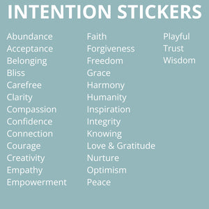 Intention Stickers - Align Your Vibe