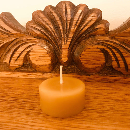 Beeswax Tealight Candle - 4hrs