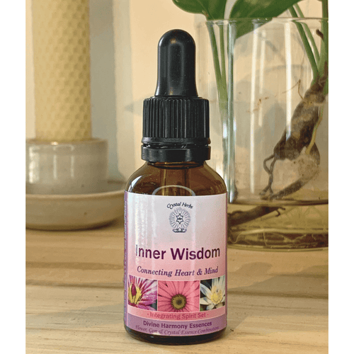 Inner Wisdom Essence – Connecting Heart and Mind - Align Your Vibe. This vibrational essence helps you connect more fully with your own inner wisdom