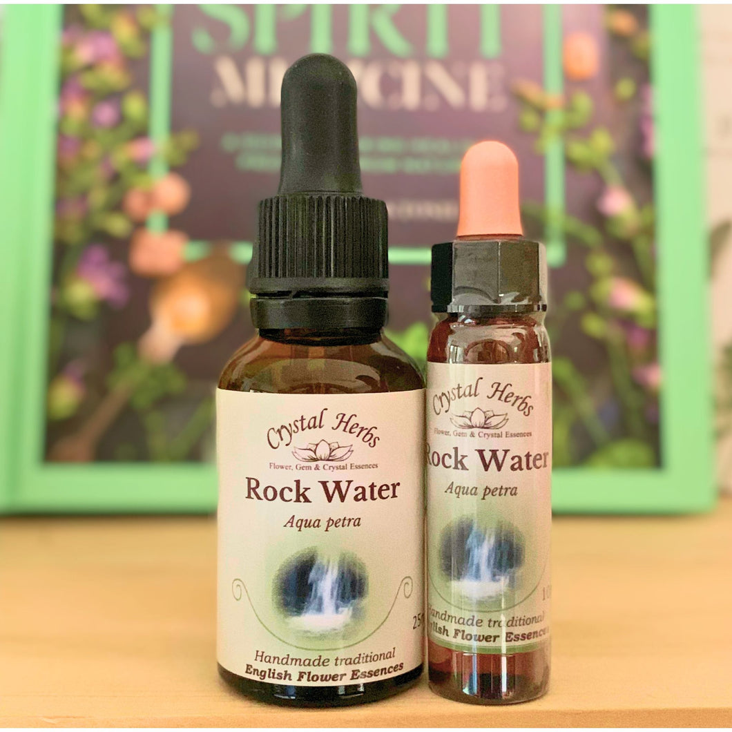 Rock Water Flower Essence - Align Your Vibe. Flower remedy handmade according to the original instructions of Dr Edward Bach. 